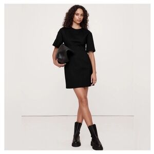 NWT Banana Republic Everywhere Ponte Seamed Mini Dress XL Office Minimalist Dark
